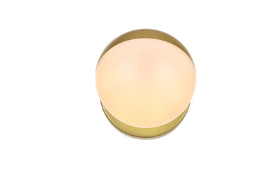 Elegant Lighting - LD7305W5BRA - One Light Bath Sconce - Majesty - Brass and frosted white