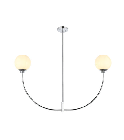 Elegant Lighting - LD816D42C - Two Light Chandelier - Nyomi - Chrome