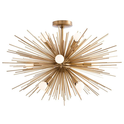 Arteriors-Zanadoo Fixed Chandelier-Antique Brass