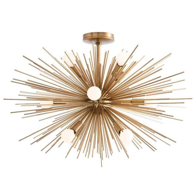 Arteriors-Zanadoo Fixed Chandelier-Antique Brass
