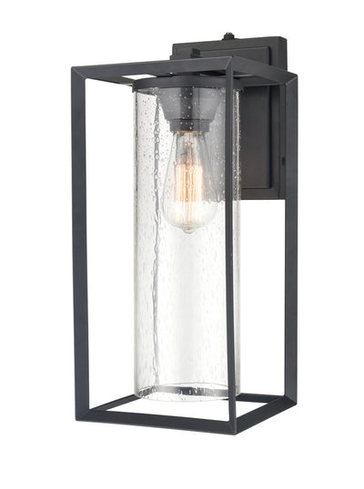 Millennium - 4561-PBK - One Light Outdoor Lantern - Wheatland - Powder Coat Black