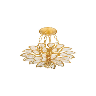 Corbett Lighting - 363-18-GL - Four Light Semi Flush Mount - Vittoria - Gold Leaf