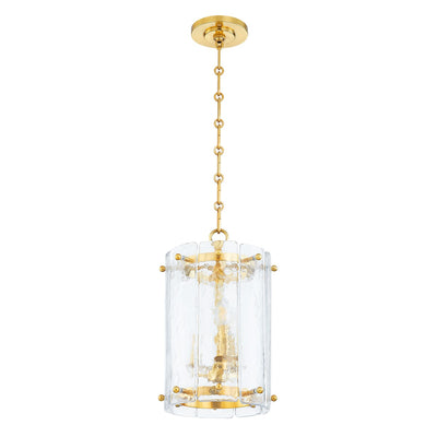 Corbett Lighting - 375-11-VPB - Three Light Lantern - Rio - Vintage Polished Brass