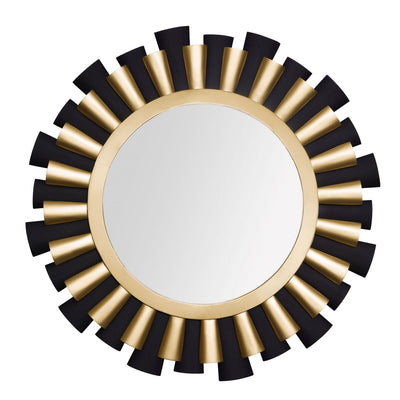 Varaluz - 372MI36MBFG - Mirror - Daphne - Matte Black/French Gold