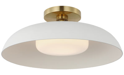 Amber Lewis - AL4040HAB/WHT-WG - Hand-Rubbed Antique Brass / White