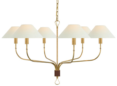 Amber Lewis - AL5005HAB/SDL-L - Hand-Rubbed Antique Brass / Saddle Leather