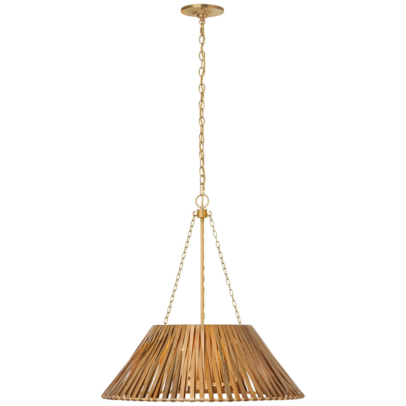 Marie Flanigan - MF5031SB-NTW - Natural Wicker / Soft Brass