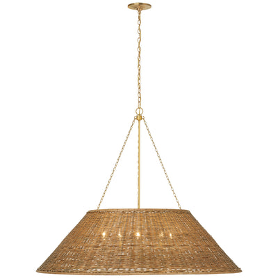 Marie Flanigan - MF5038SB-NTW - Natural Wicker / Soft Brass