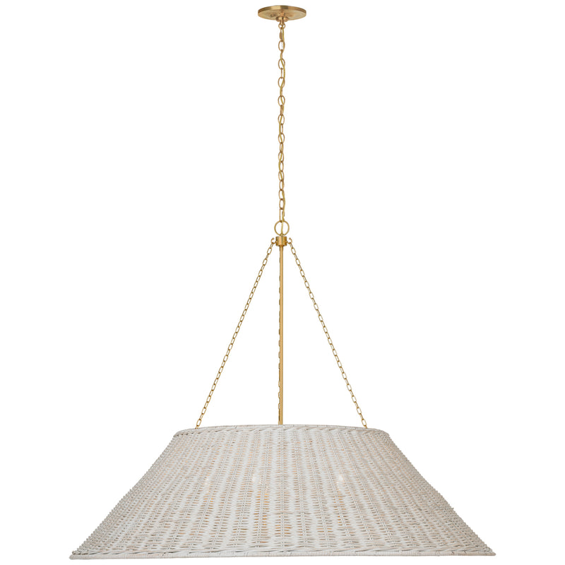 Marie Flanigan - MF5038SB-WW - White Wicker / Soft Brass