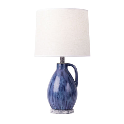 Varaluz - 395T01AAYLU - One Light Table Lamp - Avesta - Apothecary Gray/Blue Lustro