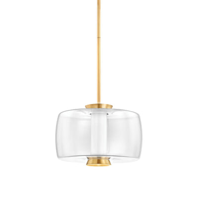 Hudson Valley - 2815-AGB - LED Pendant - Beau - Aged Brass