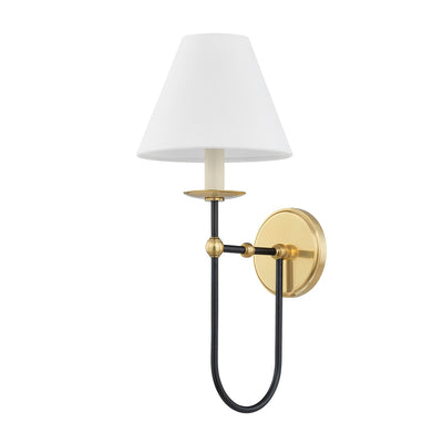 Hudson Valley - 6319-AGB/DB - One Light Wall Sconce - Demarest - Aged Brass/Distressed Bronze