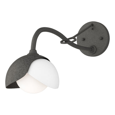 Hubbardton Forge - 201377-SKT-20-02-GG0711 - One Light Wall Sconce - Brooklyn - Natural Iron