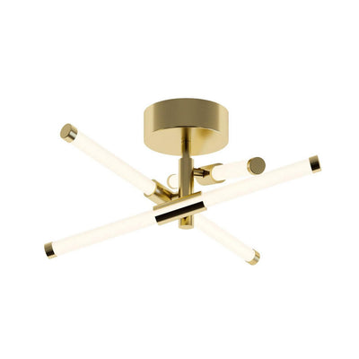 AFX Lighting - RSKF1616L30D1SB - LED Flush Mount - Rusnak - Satin Brass