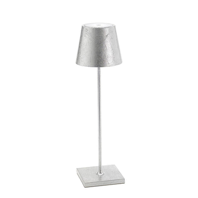 Zafferano - LD0340BFA - LED Table Lamp - Poldina Pro - Silver leaf