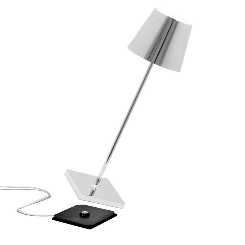 Zafferano - LD0340C4 - LED Table Lamp - Poldina - Glossy Chrome
