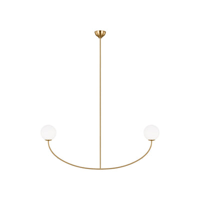 Visual Comfort Studio - AEC1132BBS - Two Light Linear Chandelier - Galassia - Burnished Brass