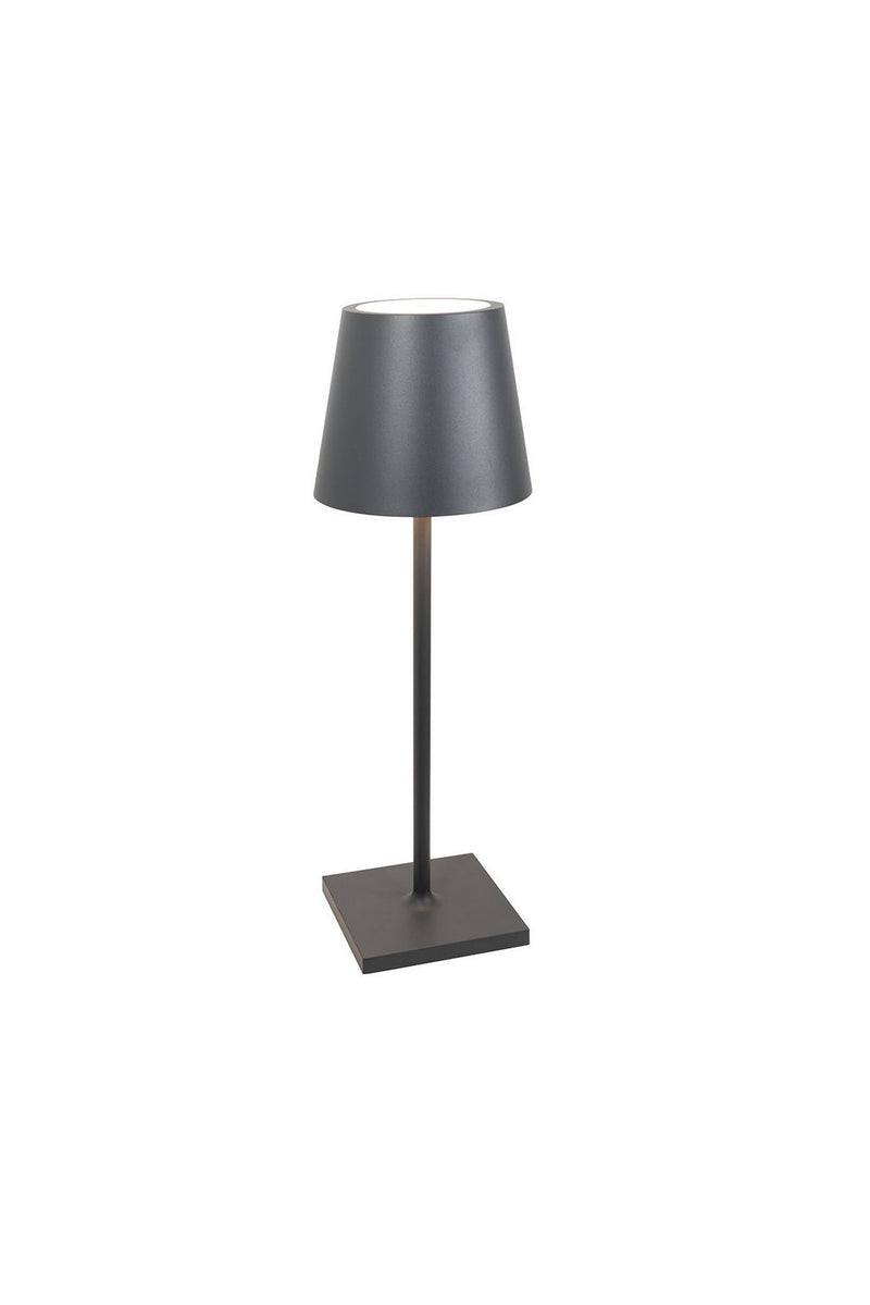 Zafferano - LD0395N4 - LED Desk Lamp - Poldina - Dark Grey