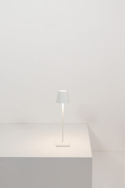 Zafferano - LD0490B3 - LED Table Lamp - Poldina - White