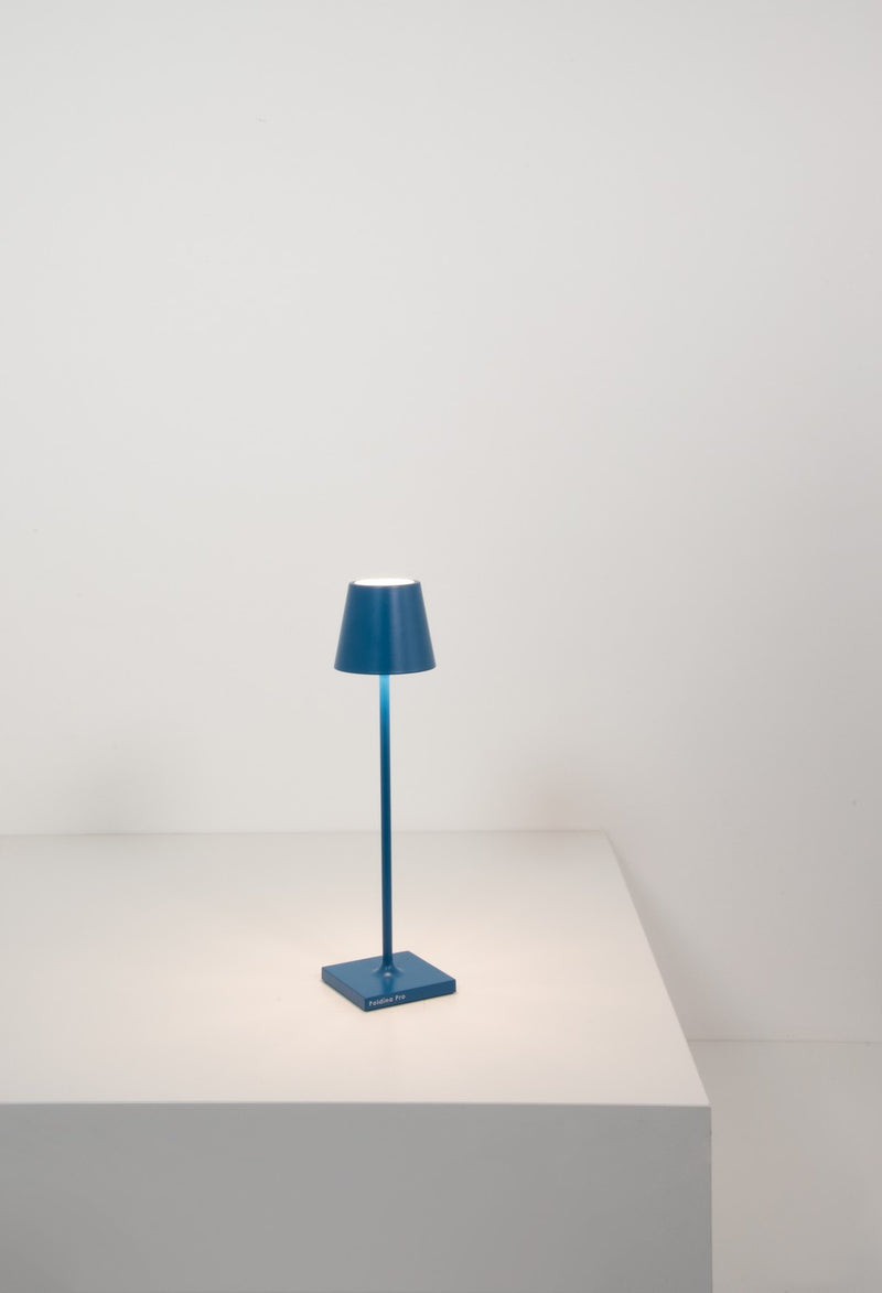 Zafferano - LD0490K3 - LED Table Lamp - Poldina - Capri Blue