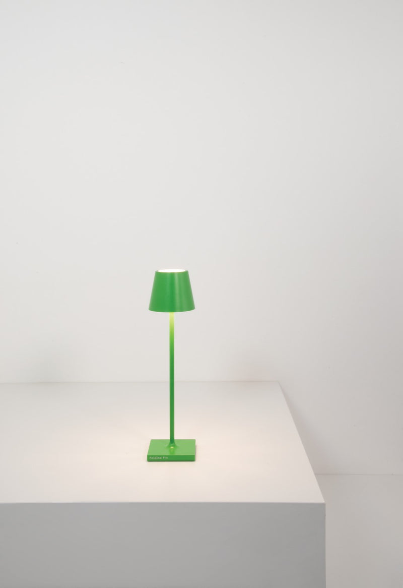 Zafferano - LD0490V3 - LED Table Lamp - Poldina - Yellow Green