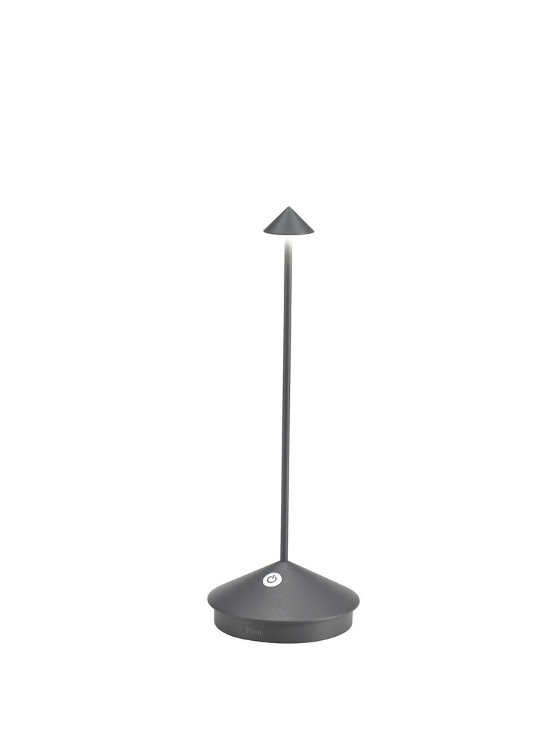 Zafferano - LD0650N4 - LED Table Lamp - Pina - Dark grey