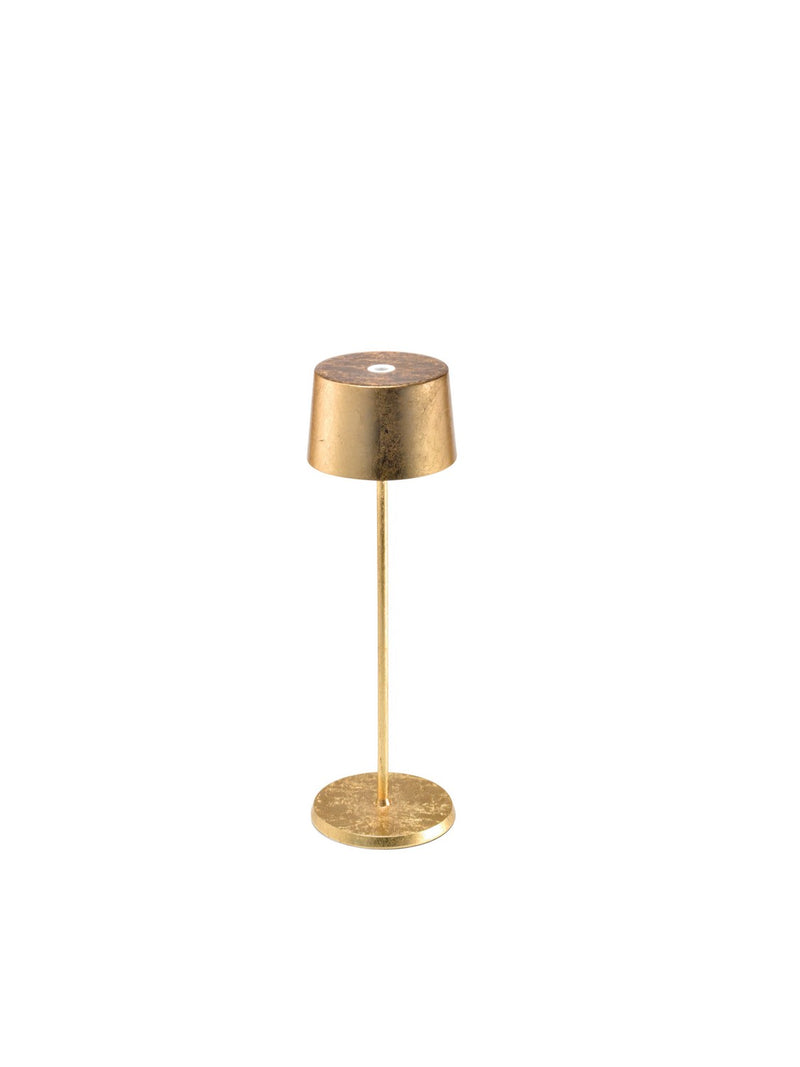 Zafferano - LD0850BFO - LED Table Lamp - Olivia - Gold leaf