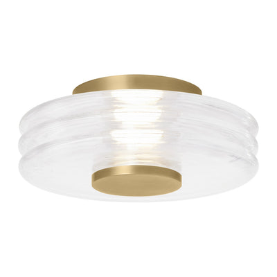 Visual Comfort Modern - KWFM20727CNB - LED Flush Mount - Laurel - Natural Brass