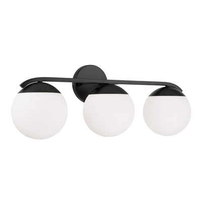 Austin Allen - AA1033MB - Three Light Vanity - Oliver - Matte Black
