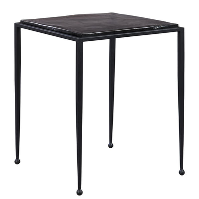 Uttermost - 22979 - Side Table - Wavelet - Matte Black
