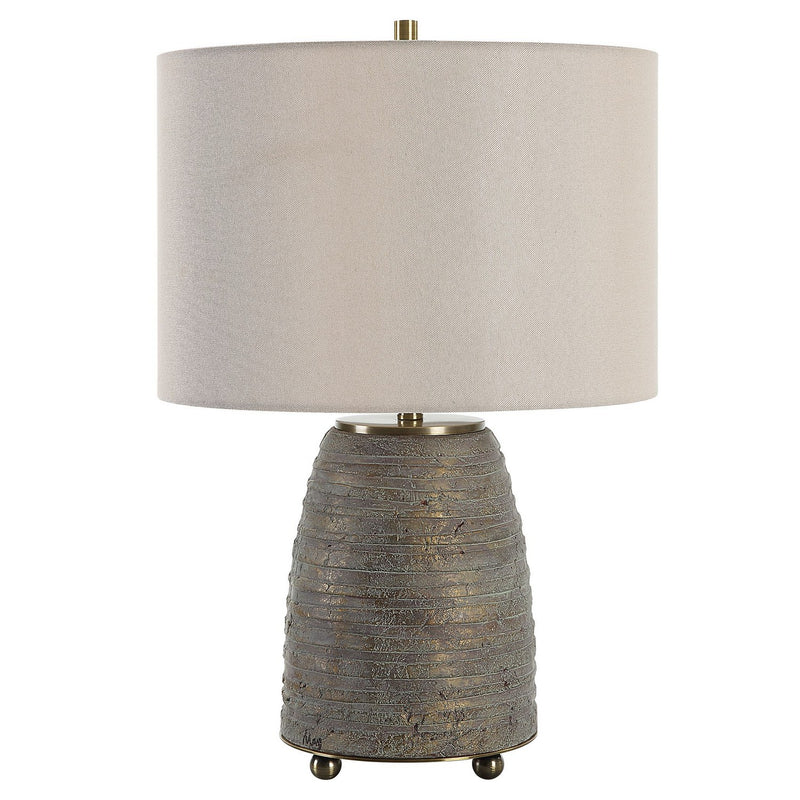 Uttermost - 30252-1 - One Light Table Lamp - Gorda - Antiqued Brass
