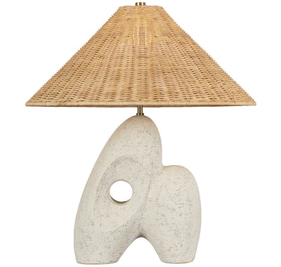 Troy Lighting - PTL3425-PBR/CUB - One Light Table Lamp - Nairn - Patina Brass/Ceramic Rustic Bone