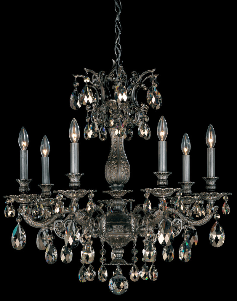 Schonbek - 5677-27R - Seven Light Chandelier - Milano - Parchment Gold