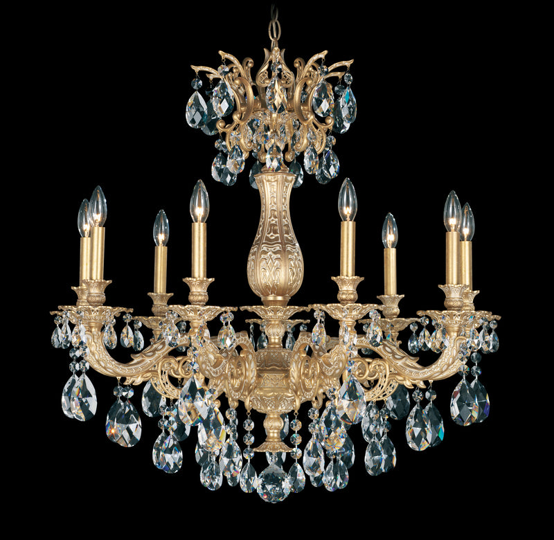 Schonbek - 5679-76R - Nine Light Chandelier - Milano - Heirloom Bronze