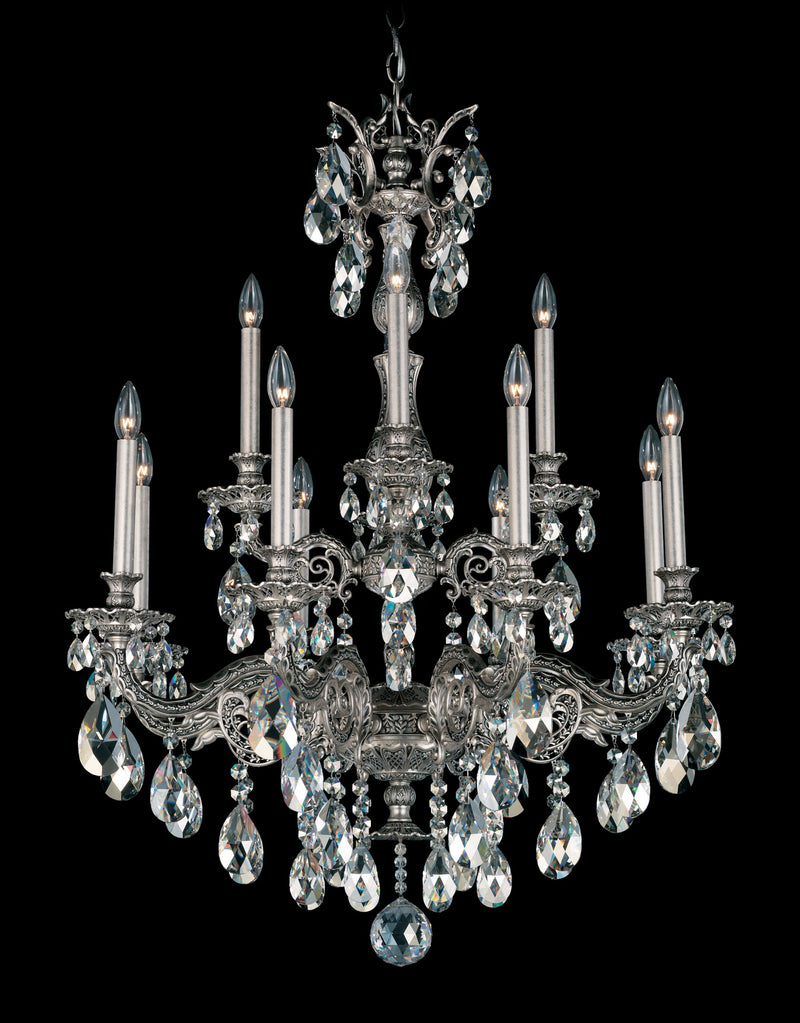 Schonbek - 5683-22R - 12 Light Chandelier - Milano - Heirloom Gold