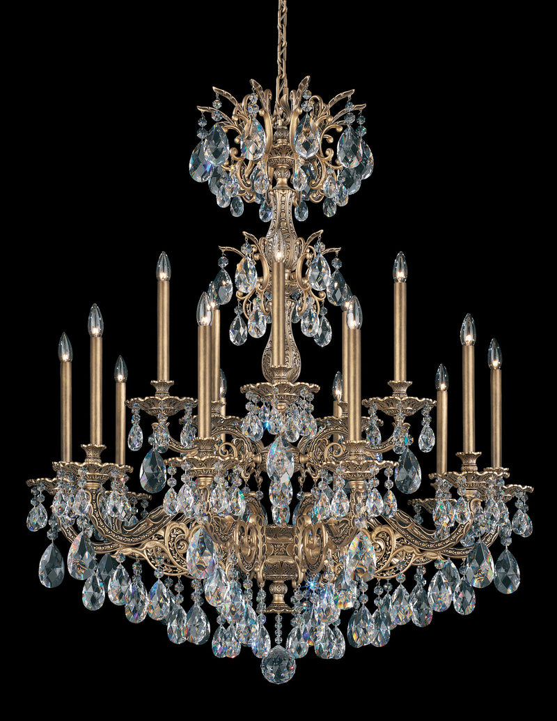 Schonbek - 5686-26H - 15 Light Chandelier - Milano - French Gold