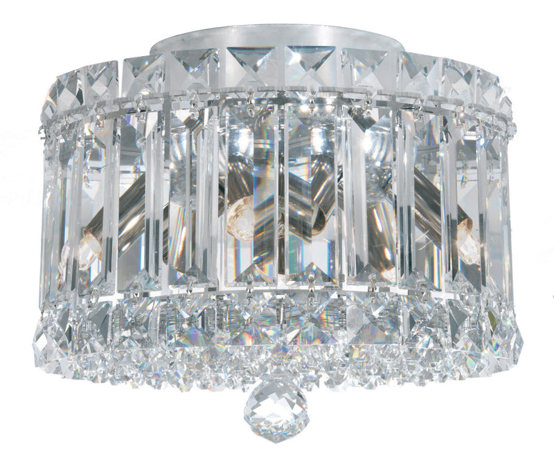 Schonbek - 6690R - Four Light Flush Mount - Plaza - Stainless Steel