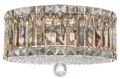 Schonbek - 6694R - Four Light Flush Mount - Plaza - Stainless Steel