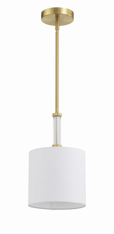 Craftmade - 58291-SB - One Light Mini Pendant - Fortuna - Satin Brass