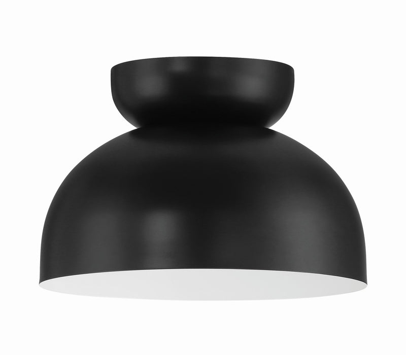 Craftmade - 59181-FB - One Light Flushmount - Ventura Dome - Flat Black