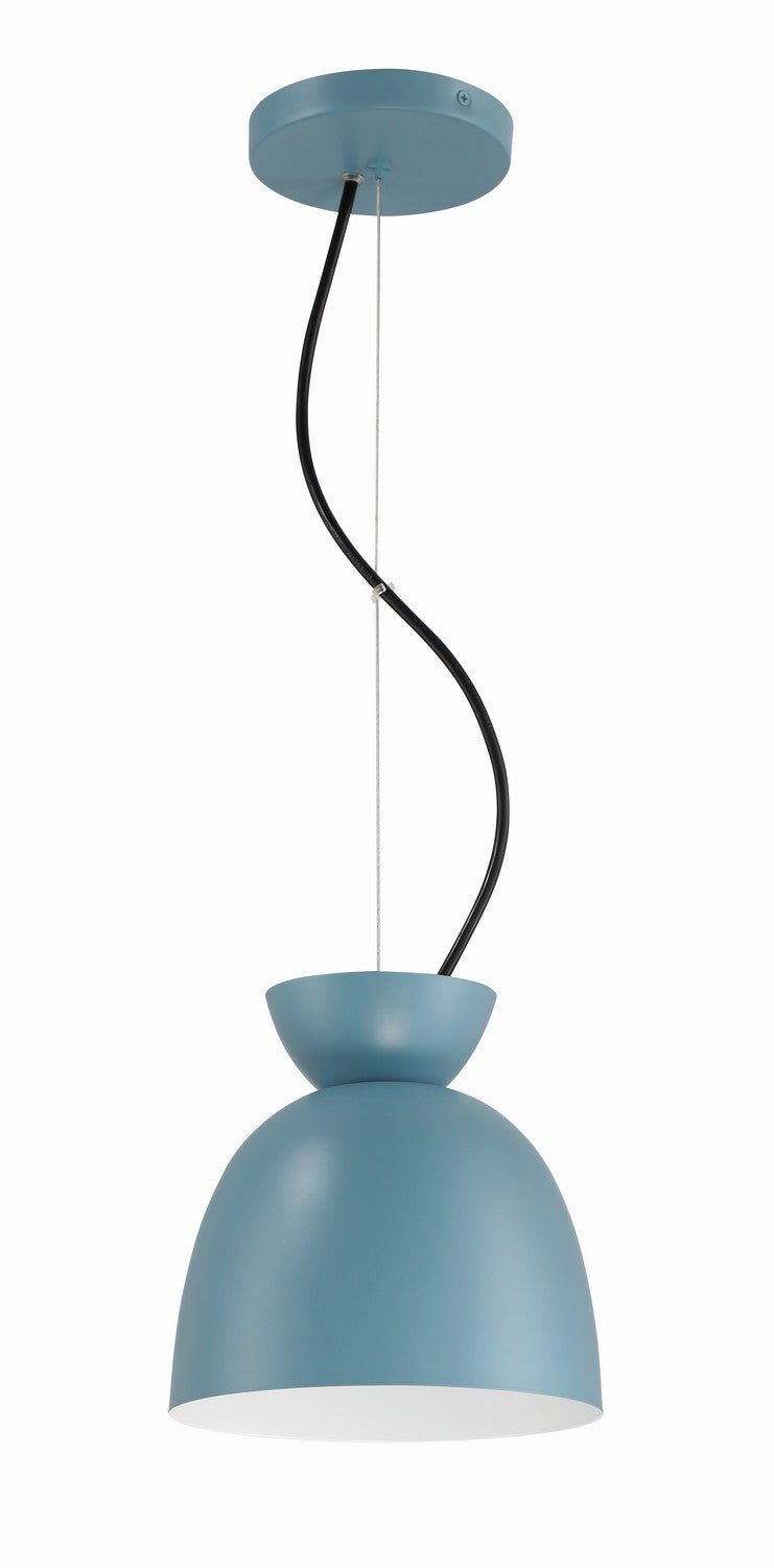Craftmade - 59191-DB - One Light Mini Pendant - Ventura Dome - Dusty Blue