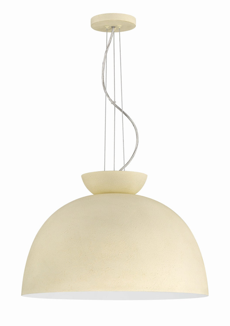 Craftmade - 59192-CW - One Light Pendant - Ventura Dome - Cottage White