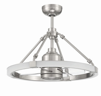Craftmade - LVY24BNK4 - 19"Ceiling Fan - Levy - Brushed Polished Nickel