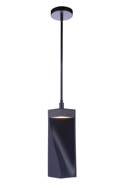 Craftmade - P990FB-LED - LED Mini Pendant - Drama - Flat Black