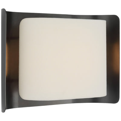 Visual Comfort Signature - WS 2071BZ/L - LED Wall Sconce - Penumbra - Bronze and Linen