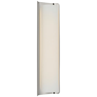Visual Comfort Signature - WS 2076PN/L - LED Wall Sconce - Penumbra - Polished Nickel and Linen