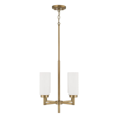 Capital Lighting - 351741AD - Four Light Pendant - Alyssa - Aged Brass