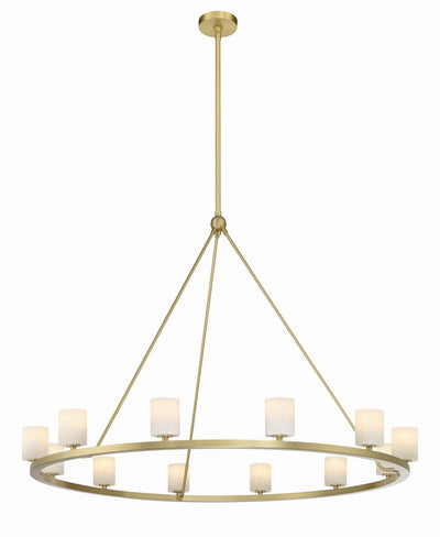 Crystorama - ARA-10266-SB-ST - LED Chandelier - Aragon - Soft Brass