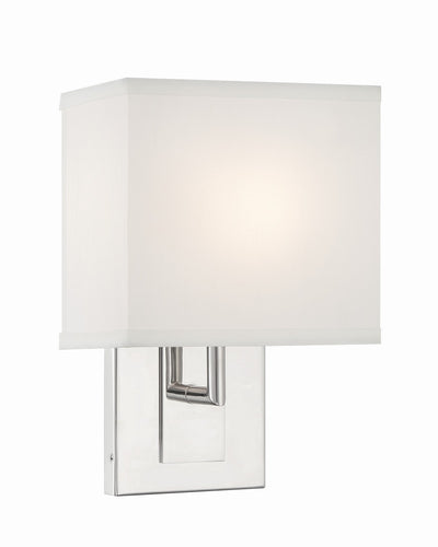 Crystorama - BRE-A3632-PN - One Light Wall Sconce - Brent - Polished Nickel
