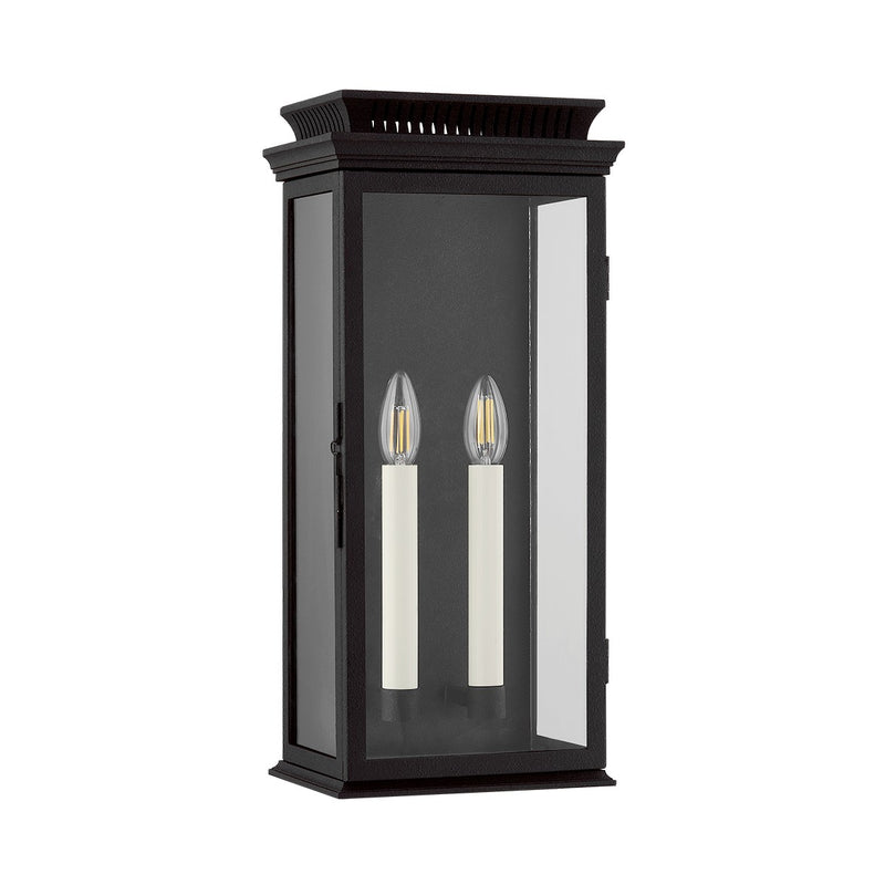 Troy Lighting - B2520-FOR - Two Light Exterior Wall Sconce - Louie - Forged Iron